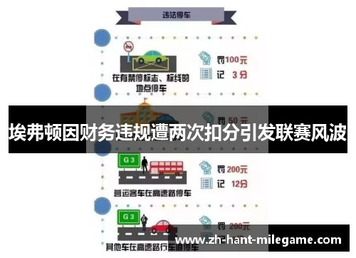 埃弗顿因财务违规遭两次扣分引发联赛风波